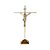 Crucifixo com Base para Mesas e Balcões tamanho 23 cm Dourado - Cobre - Prata R 10 - Imagem 4