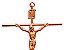 Crucifixo Metal Pequeno De Parede Tradicional R14 - Imagem 3