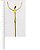 Crucifixo sem Cruz Cristo Médio Ressuscitado Tamanho 22  cm R 42 - Dourado - Imagem 3