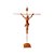 Crucifixo Tradicional com Base para mesas e balcões  tamanho 30 cm Cor Prata R 13 - Imagem 3