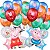 34 Balões Peppa Pig Decoração Aniversário - Imagem 1