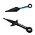 Cartela Naruto Kit Infantil Bandana Kunai Shuriken Boneco - Imagem 5