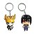 Chaveiro Naruto Rikudou Sennin E Sasuke Uchiha Shippuden 2pç - Imagem 1