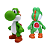 Bonecos Super Mario Bros Luigi Yoshi Cogumelo Conjunto 5 Peças - Imagem 6