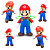 Brinquedo Boneco Super Mario - Mario, Luigi, Yoshi ou Cogumelo - Imagem 9