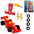 Carrinho Monta e Desmonta Pit Stop Brinquedo Paki Toys - Imagem 4