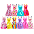 Boneca Belinha Fashion Amigas Well Mix Roupinhas e Acessórios Kit Com 35pç - Imagem 2