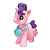 Kit Com 3 Pony De Brinquedo Unicórnio Com Colar De Acessoriov - Imagem 5