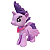 Kit Com 3 Pony De Brinquedo Unicórnio Com Colar De Acessoriov - Imagem 6