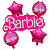 Balões Barbie Metalizado E Latex Personalizado Estrela 15 Un - Imagem 4