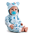 New Born Brincando De Pijama Corpo Macio Menina Divertoys - Imagem 9