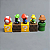 Kit 5 Bonecos Miniatura Turma Super Mario Bros Luigi Yoshi - Imagem 4