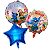 Kit 5 Balões Metalizado Lilo Stitch Decoração Estrela - Imagem 4