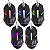 Mouse Gamer Optico USB Fio 120cm Vision 1000dpi Iluminação Colorida - Imagem 6