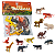 Mini Animais Safari Brinquedo Infantil Conjunto 12 Pç - Imagem 1