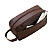Necessaire Bolsa de Mão Couro Sintético Bag Multiuso 2 Divisorias Unissex - Imagem 4