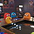 Kit Pac-Man e Fantasmas Decoração Geek Clássico Colecionáveis 5 Peças - Imagem 8