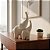 Enfeite 2 Estátua Elefantes Decoração Ambiente Sala 15e11cm - Imagem 5