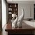 Enfeite 2 Estátua Elefantes Decoração Ambiente Sala 15e11cm - Imagem 7