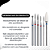 Kit 6 Brocas Ponta de Lixa de Unha Esterilizável Tamanho 4 Dafu - Imagem 3