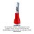 Esmalte Glitter Lisboa Vermelho Longa Duração 5Free 8ml Hits - Imagem 3