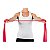 Faixa Elástica de Resistência Leve Vermelha 150cm Flexband - Imagem 1