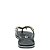 Chinelo Preto c/ Corrente Verniz Santa Lolla - Imagem 3