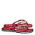 Chinelo Vermelho c/ Corrente Verniz Santa Lolla - Imagem 2