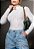 Body Perfect Way Gola Alta Branco - Imagem 1