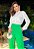 Camisa Cropped Branco c/ Detalhes Perfect Way - Imagem 1