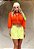 Camisa Cropped Laranja Neon Perfect Way - Imagem 1