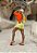 Camisa Cropped Laranja Neon Perfect Way - Imagem 4