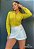 Camisa Cropped c/ Detalhes Amarelo Perfect Way - Imagem 1