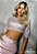 Conjunto Blusa + Saia Bordada Rose Perfect Way - Imagem 2
