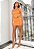 Conjunto Cropped+ Saia Bordado Laranja Perfect Way - Imagem 1