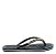 Chinelo Flip Flop Corrente Dourado Preto Verniz Santa Lolla - Imagem 1