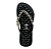 Chinelo Flip Flop Corrente Dourado Preto Verniz Santa Lolla - Imagem 3