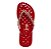 Chinelo Flip Flop Corrente Dourado Vermelho Verniz Santa Lolla - Imagem 4