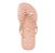 Chinelo Flip Flop Corrente Dourado Baby Pink  Verniz Santa Lolla - Imagem 4