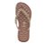 Chinelo Flip Flop Corrente Dourado Bege Verniz Santa Lolla - Imagem 4