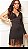 Blitz Closet - Vestido Preto c/ Franjas + Top Lantejoula - Imagem 1