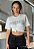 Camisa Estampada Branco c/ Detalhes Perfect Way - Imagem 1