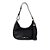 Luiza Barcelos - Bolsa Meia Lua Preta Couro - Imagem 1