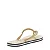 Santa Lolla - Chinelo Flip Flop Borracha Corrente Dourado - Imagem 3