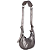 Luiza Barcelos - Bolsa Pequena Baguete Slim Grafite - Imagem 3