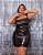 Bellah Curves - Vestido Ouro Preto - Imagem 1