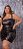Bellah Curves - Vestido Ouro Preto - Imagem 2