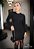 Perfect Way - Vestido em Tricot Preto - Imagem 1