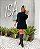 Amaram - Poncho Tricot Preto - Imagem 1