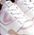 Via Marte - Tênis Branco FlatForm Rosa - Imagem 4